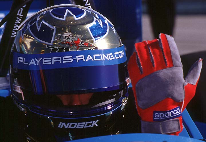 On with the gloves...